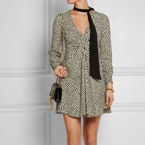 Saint Laurent Printed mini dress